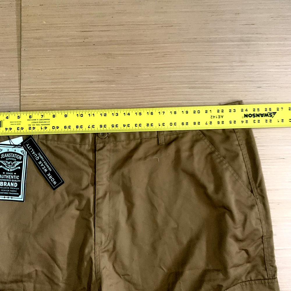 Jeanstation Superior Men's Size 50 Flat Front Cargo Shorts Big & Tall Brand New - Picture 3 of 16